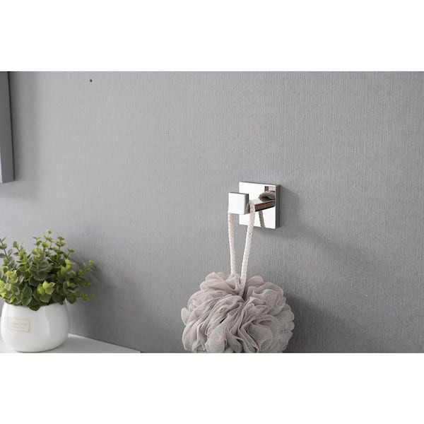 6 -Piece Bath Hardware Set with Mounting Hardware in Chrome