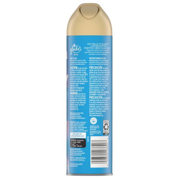 Glade 8 oz. Cotton Cloud Dream Air Freshener Spray Aerosol 336962