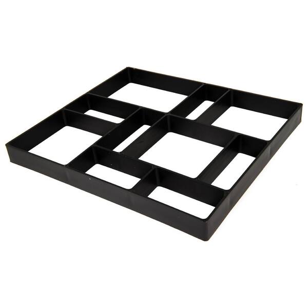 Set Of Plastic Molds/Forms To Make Concrete Paver Stones For Walkway And Patio