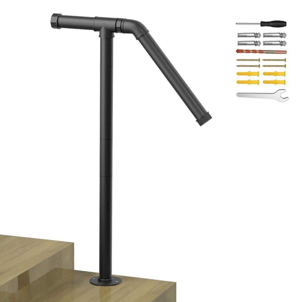 47 in. H x 33 in. W Silver Wrought Metal Stair Railing Kit price history on PriceWatchPro