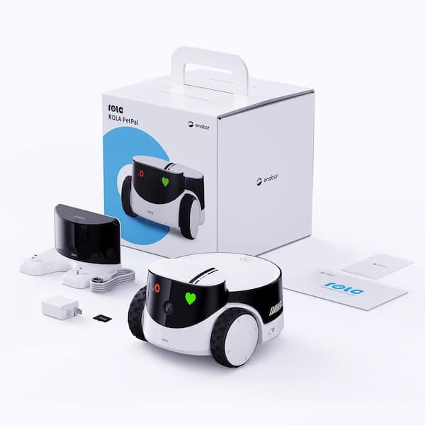Enabot ROLA PetPal 2. 5K Camera Robot: Movable WiFi QHD Cam Indoor