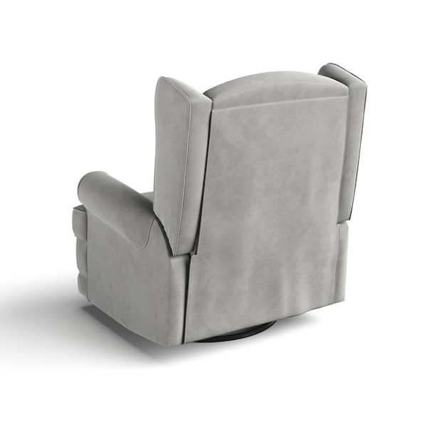 Storkcraft Serenity Steel Wingback Upholstered Recline