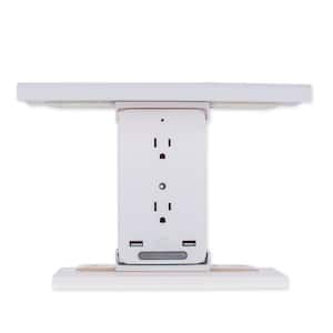 6- Outlet and 2 USB Port Cordless Wall Outlet Extender