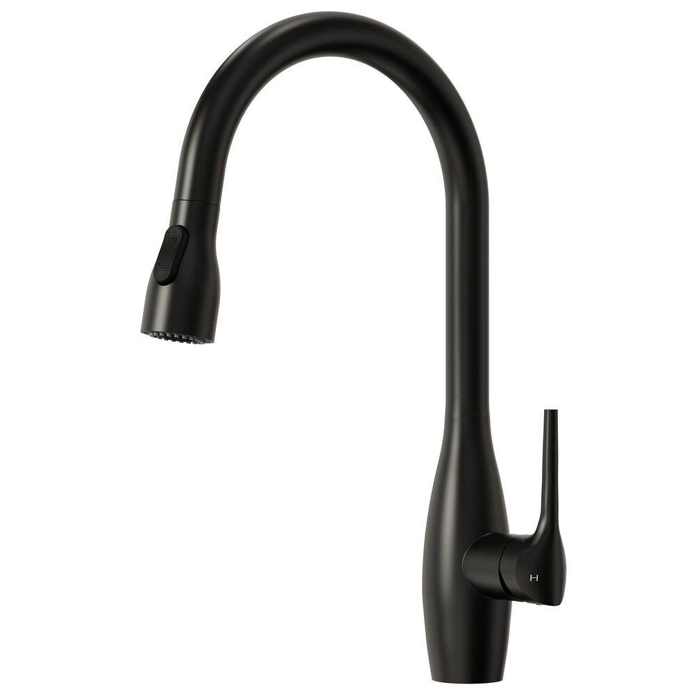 16.6 in. H Pull Down Sprayer Kitchen Faucet with 360° Spout Swivel in Matte Black price history on PriceWatchPro