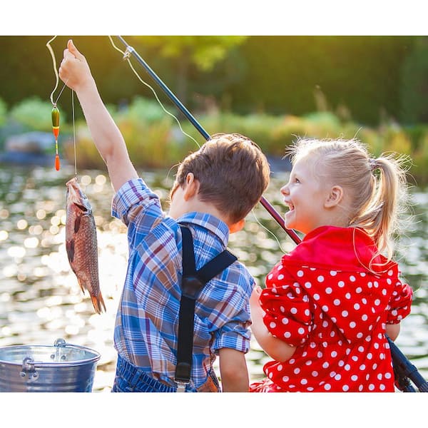  Kids Fishing Pole Kit Set，Portable Telescopic Fishing Rod and  Reel Combo Full Kits for Boys, Girls, Beginner, Youth : Sports & Outdoors
