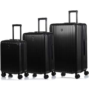 Element 28 in. 24 in. 20 in. Black Hardside Luggage Set with Spinner Wheels (3-Piece)