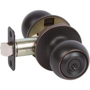 Fairfield Classic Style Edged Oil Rubbed Bronze Round Shape Entry Door Knob