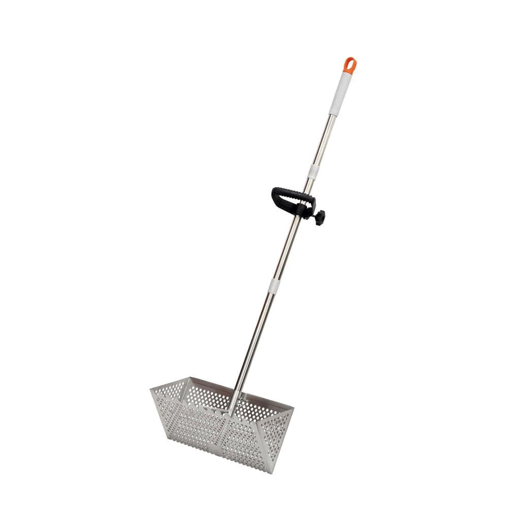 Sand Rake Sift Misopily 51 in. Stainless Steel Handle Sand Flea Rake with Stainless ...