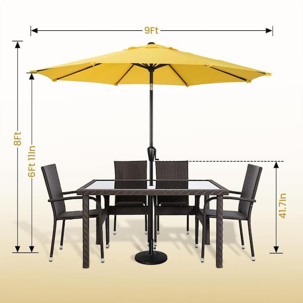 cantilever patio umbrella with base 10x10ft Best Patio Umbrella with Sunbrella Fabric, UV Resistant Outdoor Cantilever Umbrella, Cast Slate