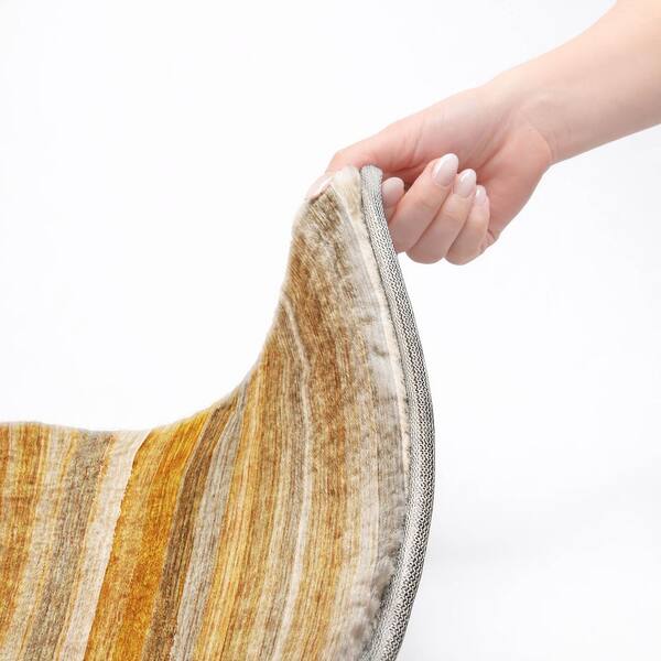 Dream Shag Premium Machine Washable Abstract ADS535 Paprika 10 ft. x 14 ft. Area Rug