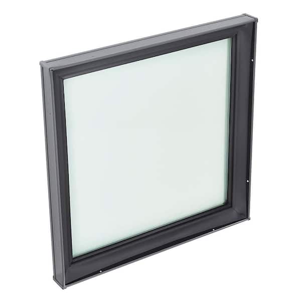 VELUX - 22.5 in. x 22.5 in. Fixed Curb-Mount Skylight with Tempered Low-E3 Glass