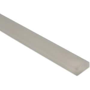 Ivory 3/4 in. x 12 in. Glass Pencil Liner Trim Wall Tile