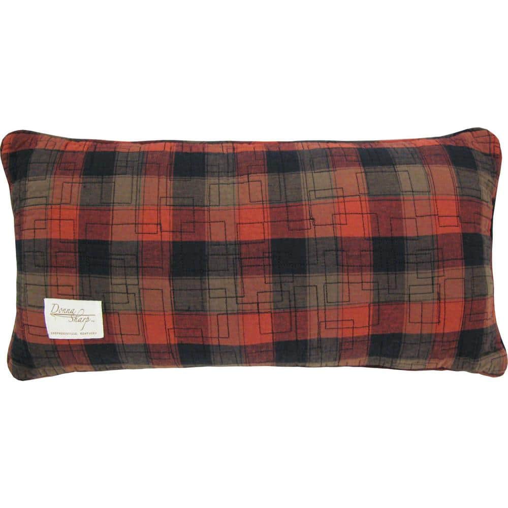 HiEnd Accents Red Stripe Envelope Pillow - 18 x 18