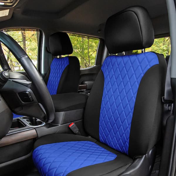 FH Group Neoprene Custom Fit Seat Covers for 2019-2023 GMC Sierra 1500 2500HD 3500HD Base to SLE
