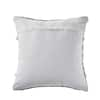 LR Home Textured Neutral Beige / White 20 in. x 20 in. Embroidered Standard Throw  Pillow 2727A8084D9348 - The Home Depot