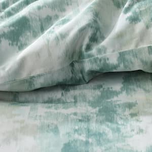 Legends Luxury Misty Forest Green Multi Cotton Comforter