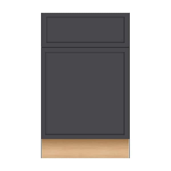 Franklin 21 in. W x 21 in. D x 34.5 in. H Assembled Plywood Sink Base Bath Cabinet in Valiant Onyx with Soft Close RH
