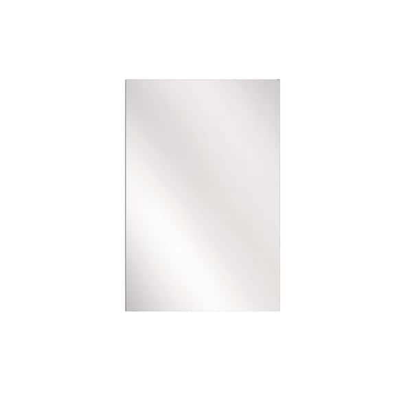 LORDEAR 20 in. W x 30 in. H Rectangular Aluminum Medicine Cabinet with Mirror