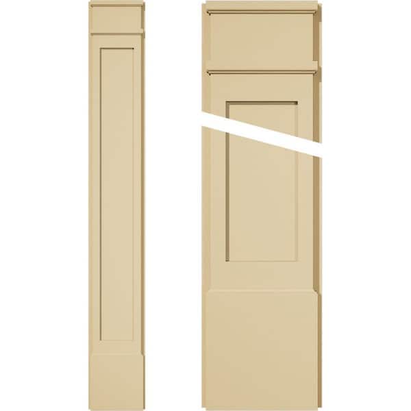 Ekena Millwork 2 in. D x 10 in. W x 72 in. L Primed Polyurethane Pilaster 1- Pack