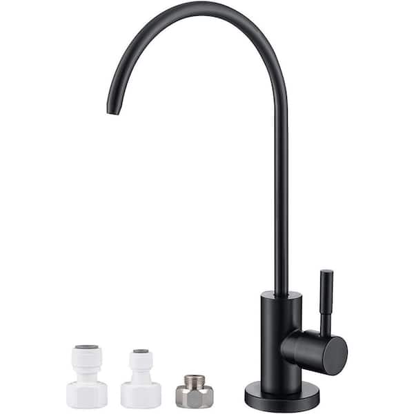 Unbranded Roxy Single Handle Deck Mount Standard Kitchen Faucet 3 inc. W Black 16GS-36506