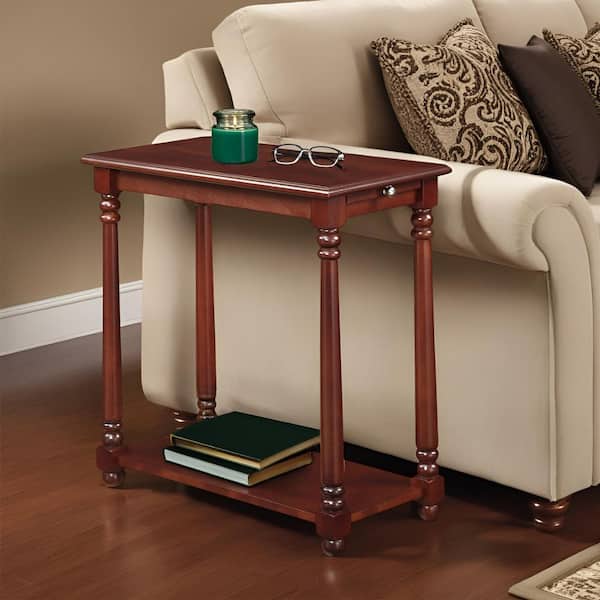 French Country Mahogany End Table