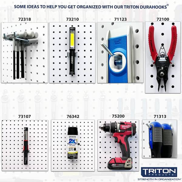 Triton Products Zinc Plated Steel Hook and Small Bin Assortment
