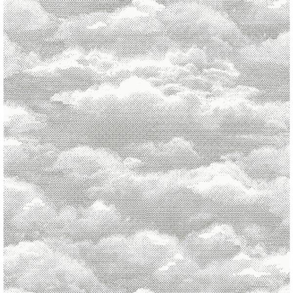 NuWallpaper Grey Atmosphere Peel and Stick Wallpaper