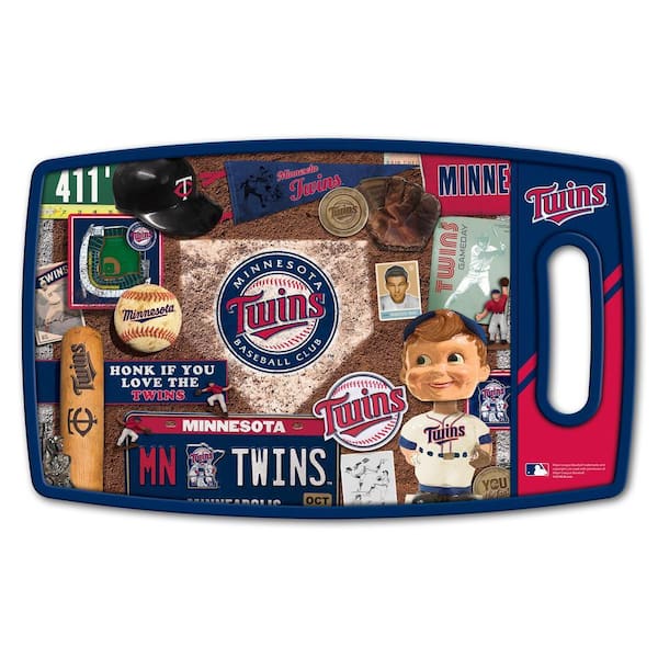 MLB Minnesota Twins Retro Series Polypropyene Cutting Board