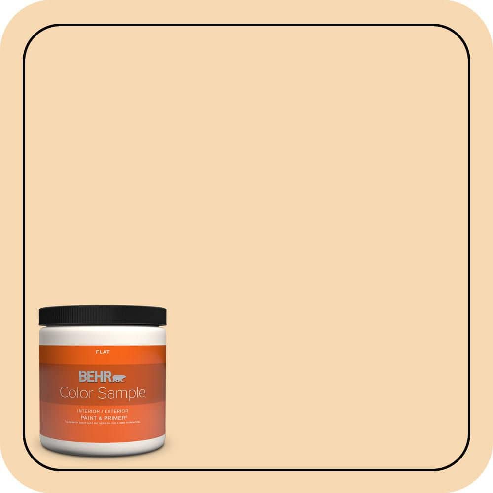 8 oz. #ICC-41 Butter Cookie Flat Interior/Exterior Paint & Primer Color Sample price history on PriceWatchPro