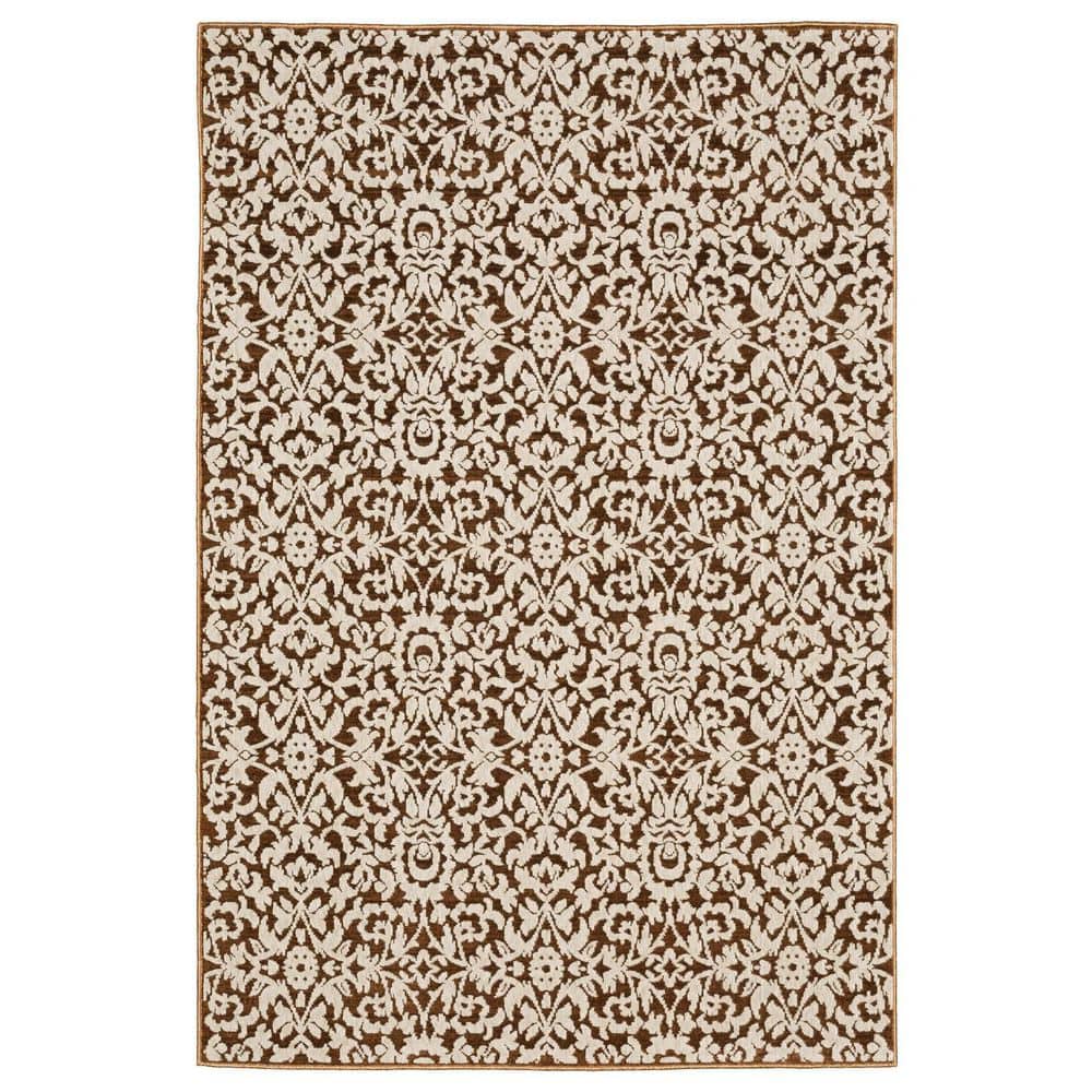 4 ft. x 6 ft. Teal, Ivory Oriental Washable Area Rug price history on PriceWatchPro