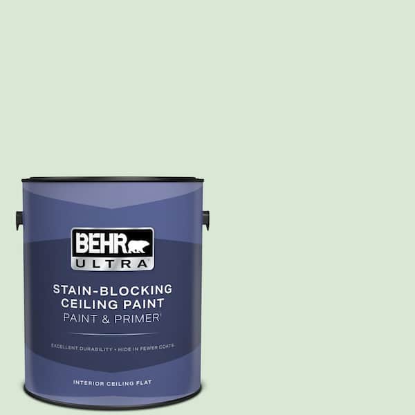 BEHR ULTRA 1 gal. #M400-2 Glass Tile Ceiling Flat Interior Paint and Primer
