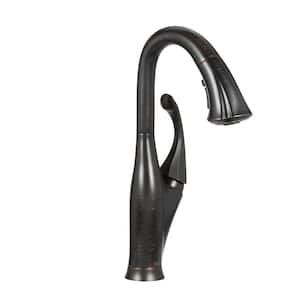 Addison Single-Handle Pull-Down Sprayer Bar Faucet with MagnaTite Docking in Venetian Bronze