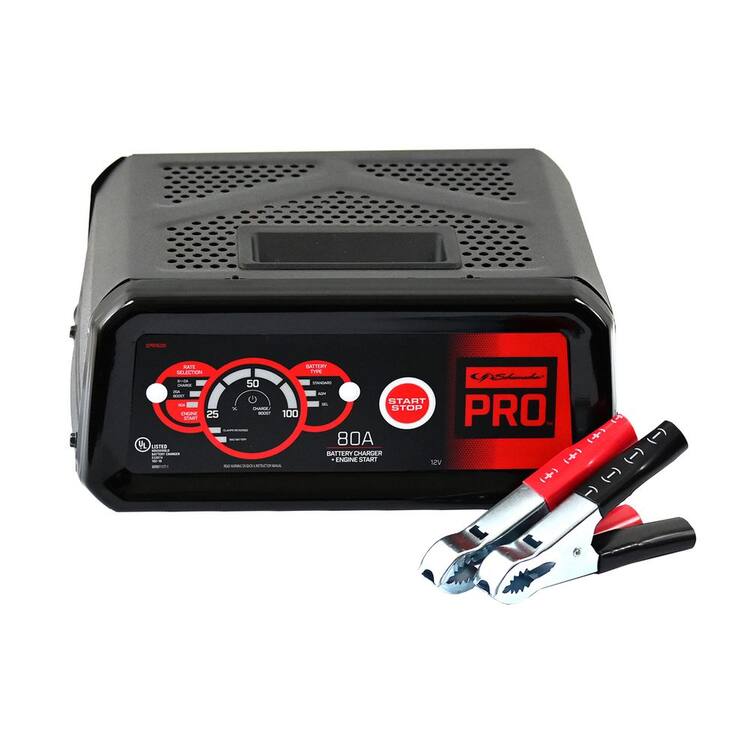 Schumacher Electric Automotive 12 Volt 80 Amp Battery Charger and Engine Starter with Boost Mode, Fully Automatic