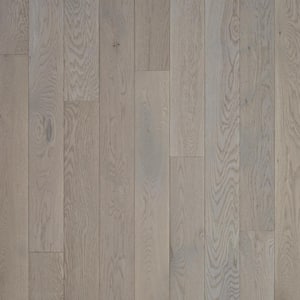 Plano Low Gloss Shale Oak 3/4 in. Thick x 5 in. Wide x Varying Length Solid Hardwood Flooring (23.5 sqft/case)