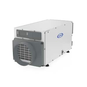 E070 70 pt. 2,200 sq. ft. Bucketless Dehumidifier in Gray with Compact Size for Crawl Space Installation