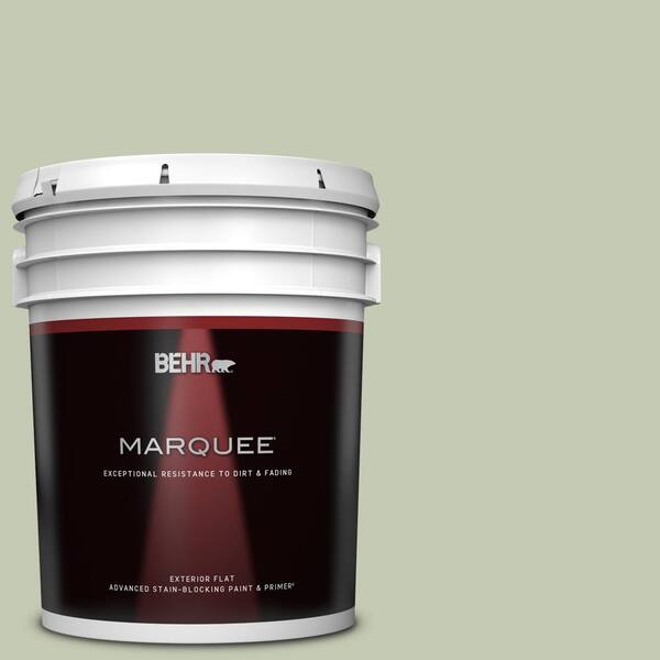 BEHR MARQUEE 5 gal. #420E-3 Spring Hill Flat Exterior Paint & Primer