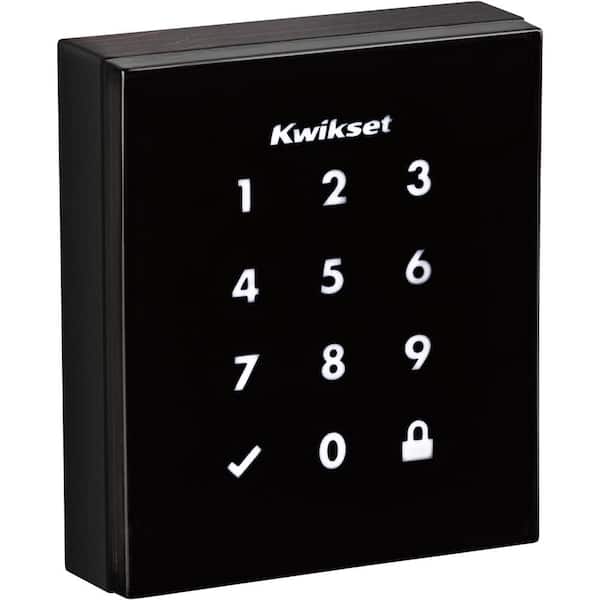 Kwikset Obsidian Venetian Bronze Keyless Keypad Electronic Touchscreen Deadbolt Featuring Z-Wave Technology