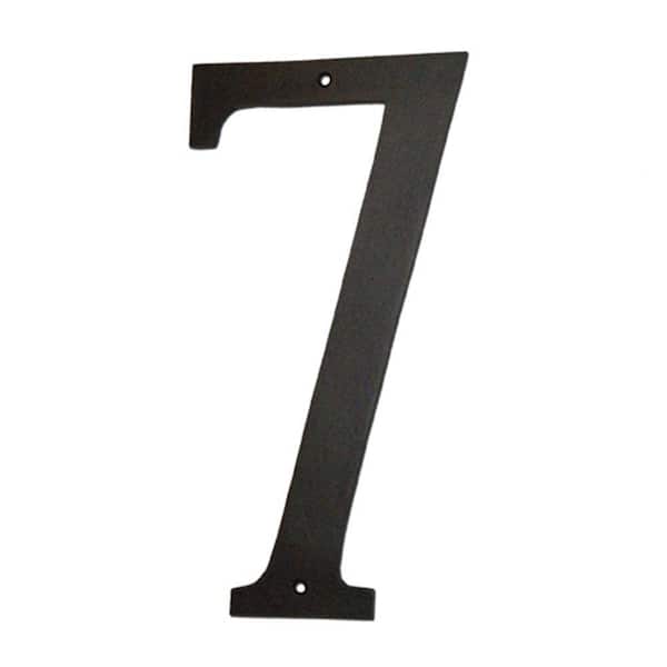 Montague Metal Products 12 in. Standard House Number 7
