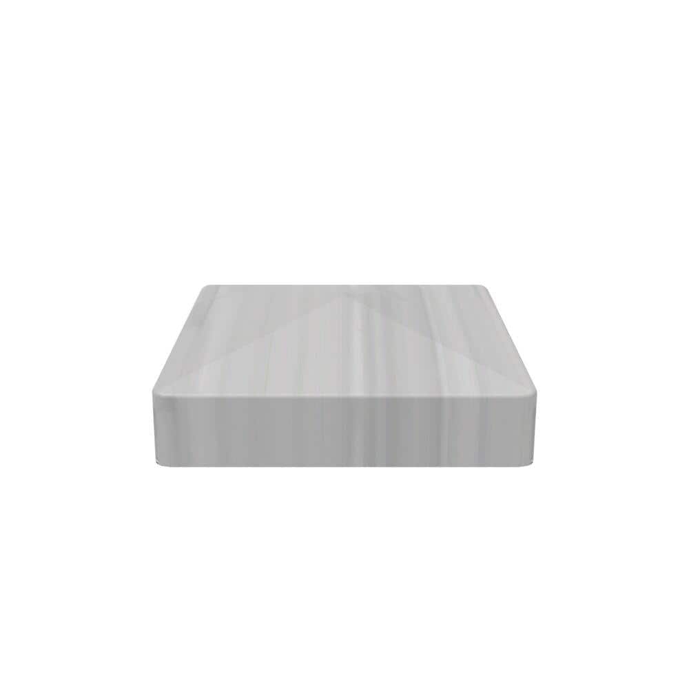 Driftwood Gray Vinyl Pyramid Fence Post Cap, 5 in. x 5 in.