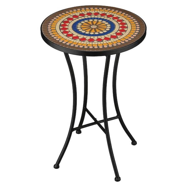 【heizo】スタンド台 Regal Art & Gift 21 in. Metal and Ceramic Mosaic Plant Stand