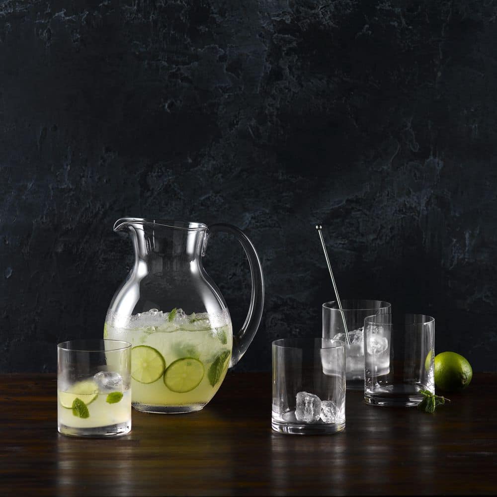 Translucent Crystal Lowball Glass Set of Four