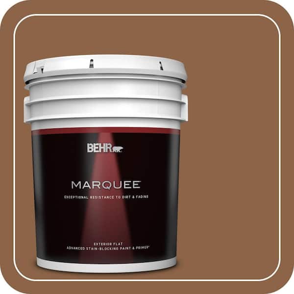 BEHR MARQUEE #S240-7 Leather Work Flat Exterior Paint