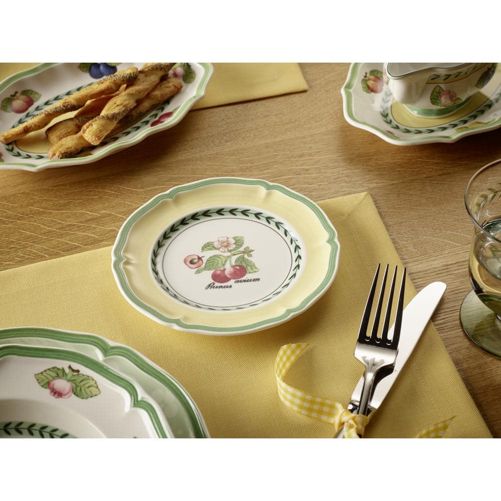 Valence Floral Print Porcelain Bread Plate