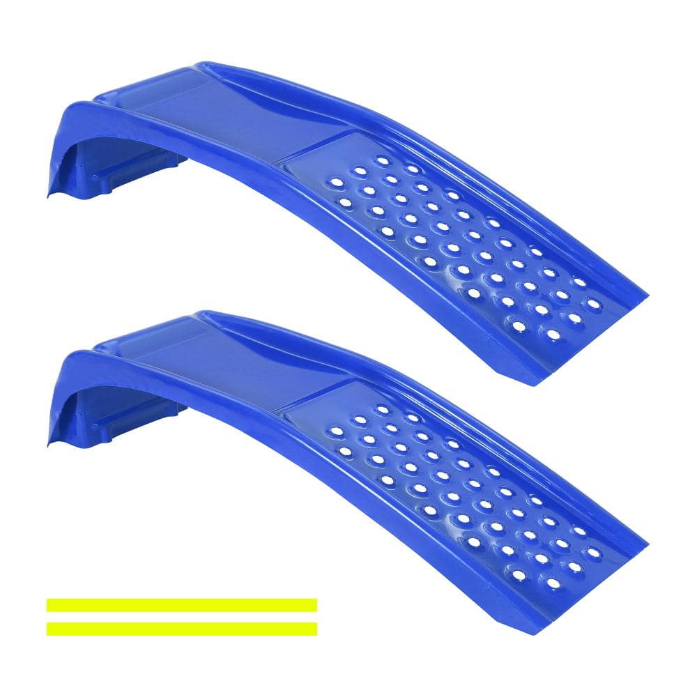 8000 lb Capacity Heavy-Duty Vehicle Service Car Ramps, Solid Steel Drive-On Pair,Non-Slip for Oil Changes,Repair,2-Pack price history on PriceWatchPro