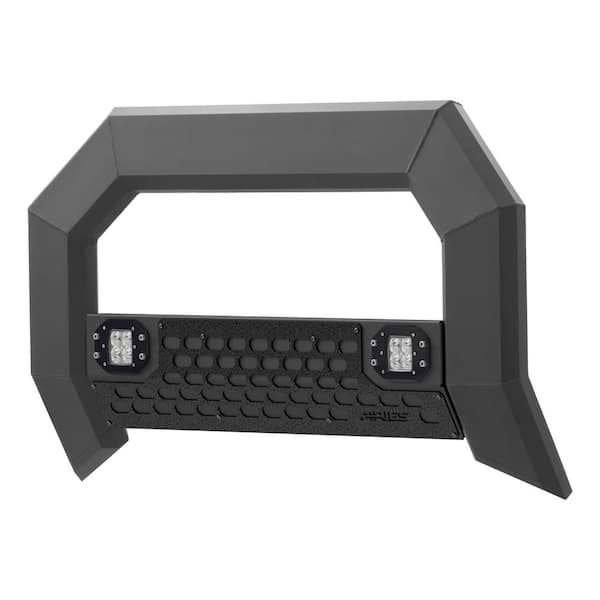 Aries AdvantEDGE Black Aluminum Truck Bull Bar with Lights, Select Ford F-250, F-350, F-450, F-550 Super Duty