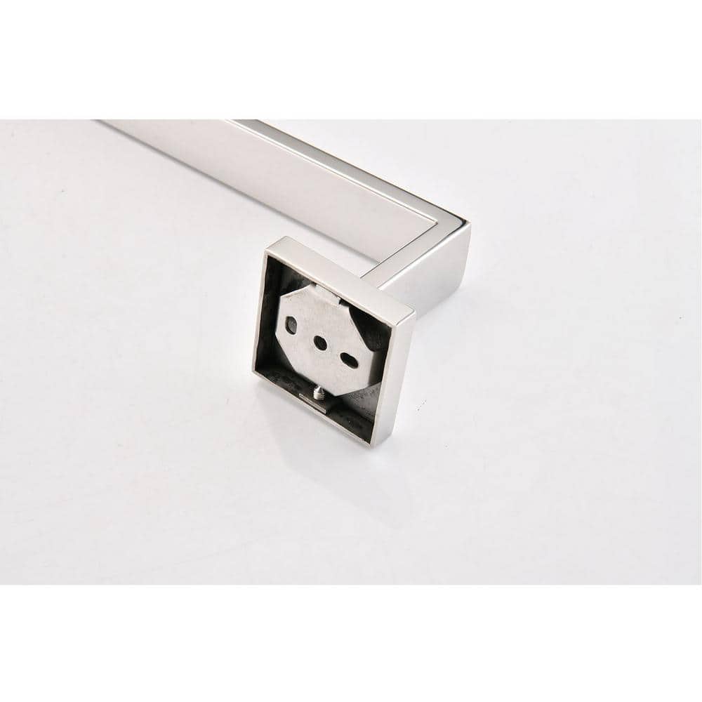 Chrome 8-Piece Stainless Steel Bathroom Hardware Set