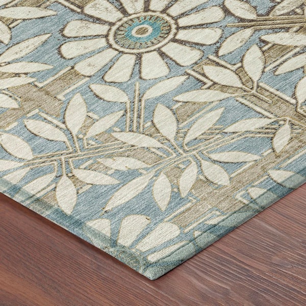 Chantille Machine Washable Indoor/Outdoor Abstract ACN2775 Khaki 2 ft. x 3 ft. Accent Rug