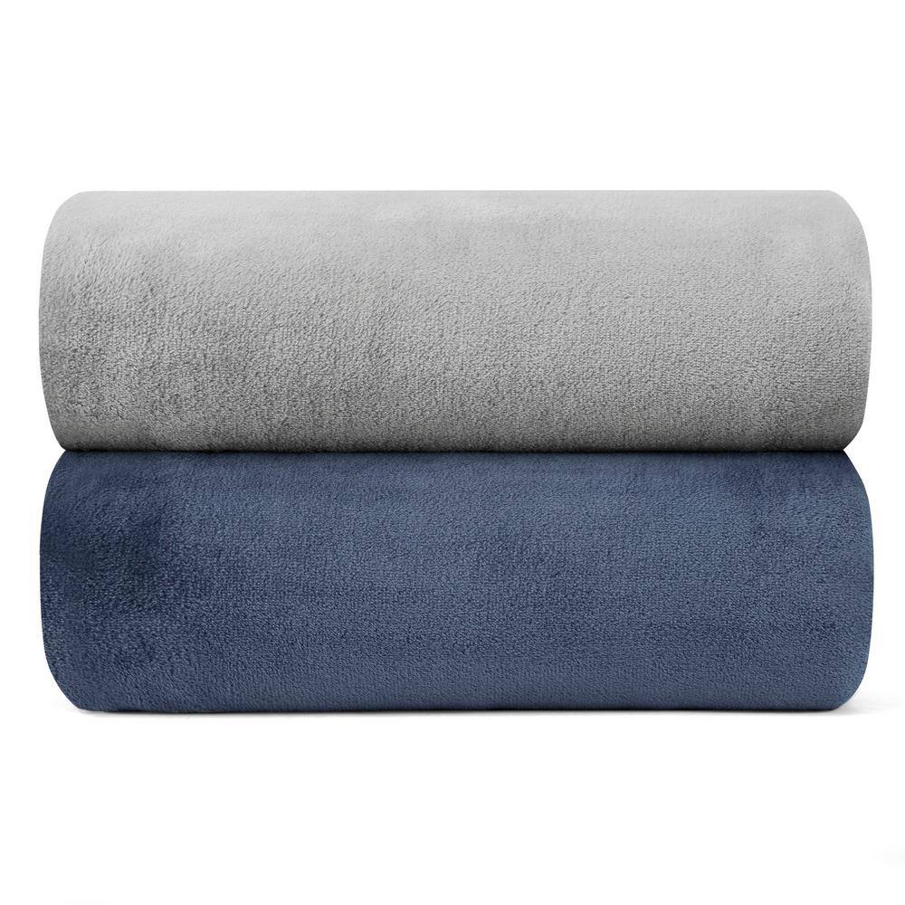 Navy Full Ultra Soft Fleece Blanket