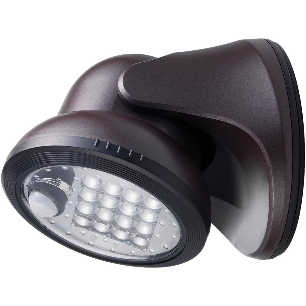 Light It! 600 Lumens Bronze Motion Activated Integrated LED Outdoor