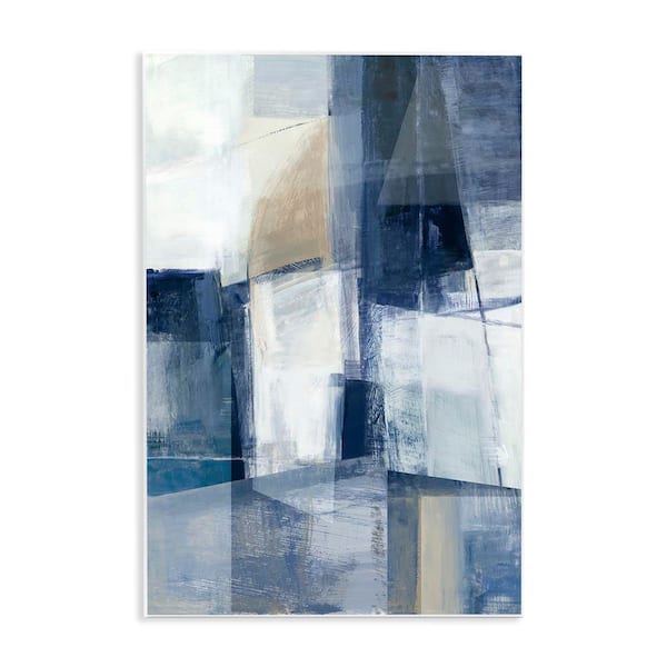 Stupell Industries Dynamic Geometric Abstract by Hannah Dawson Unframed Abstract Graphic Art Print 19 in. x 13 in.